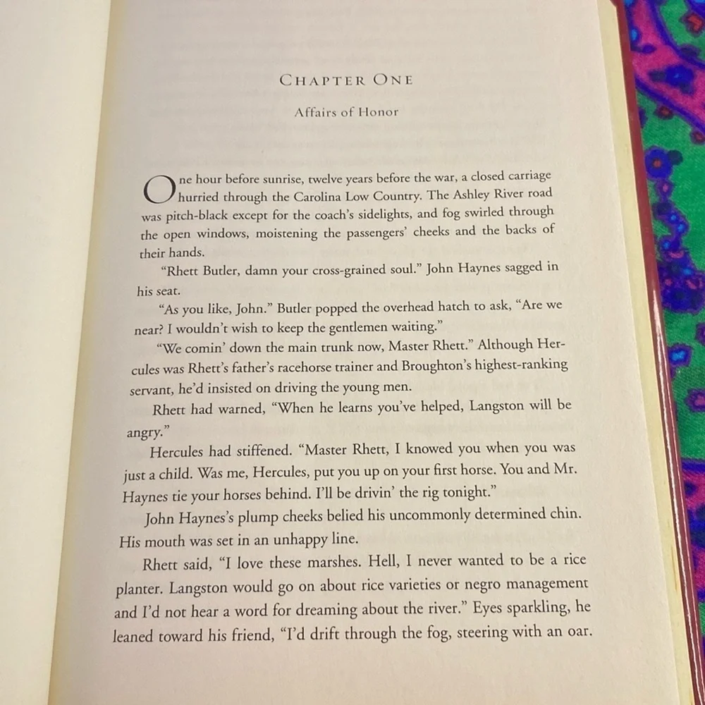 Rhett Butlers People Donald McCaig Hardcover 2007 Gone With The Wind Sequel